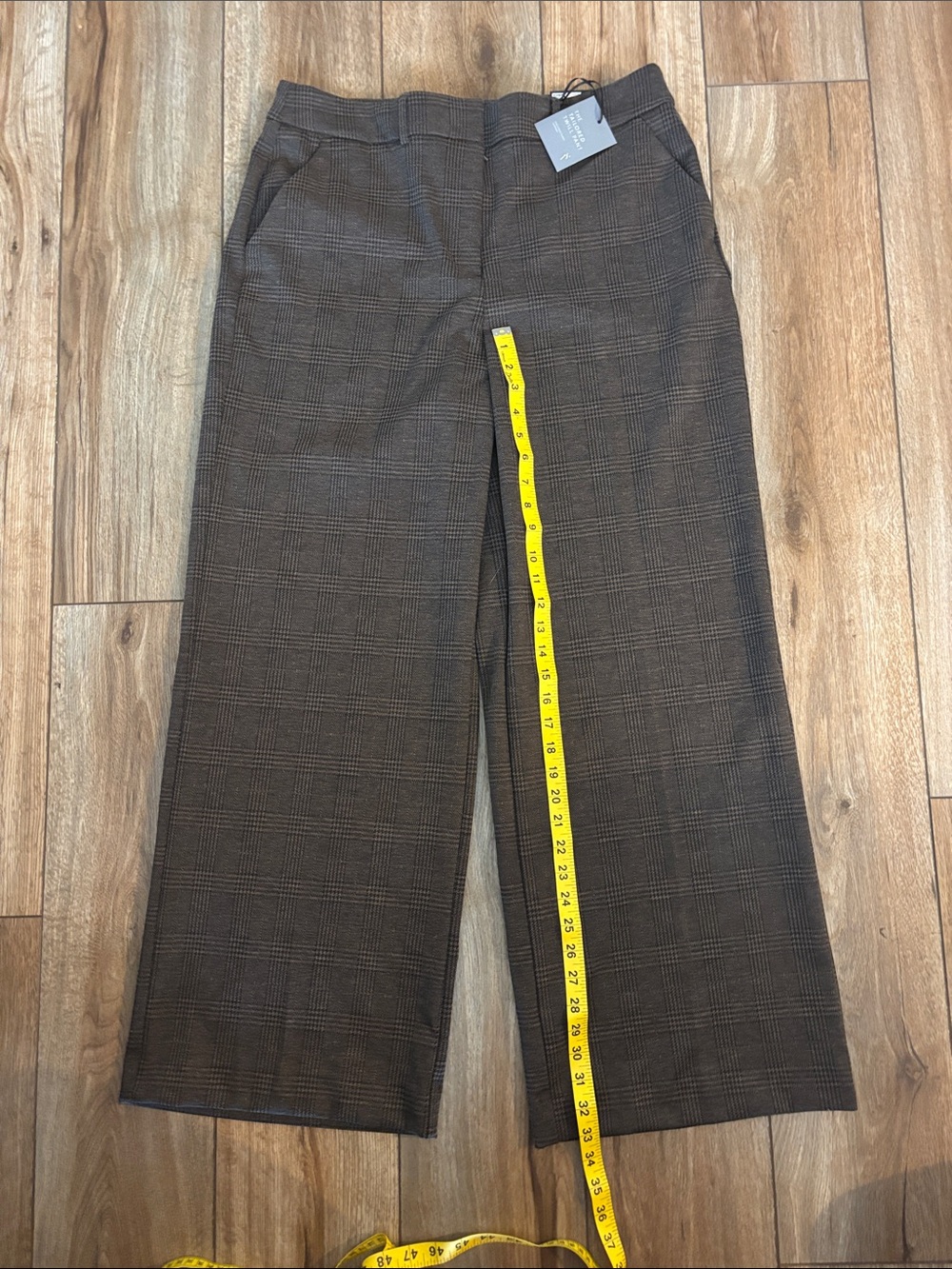 NWT Simply Vera Vera Wang High-Rise Wide-Leg Tailored Twill Pant - Size 16